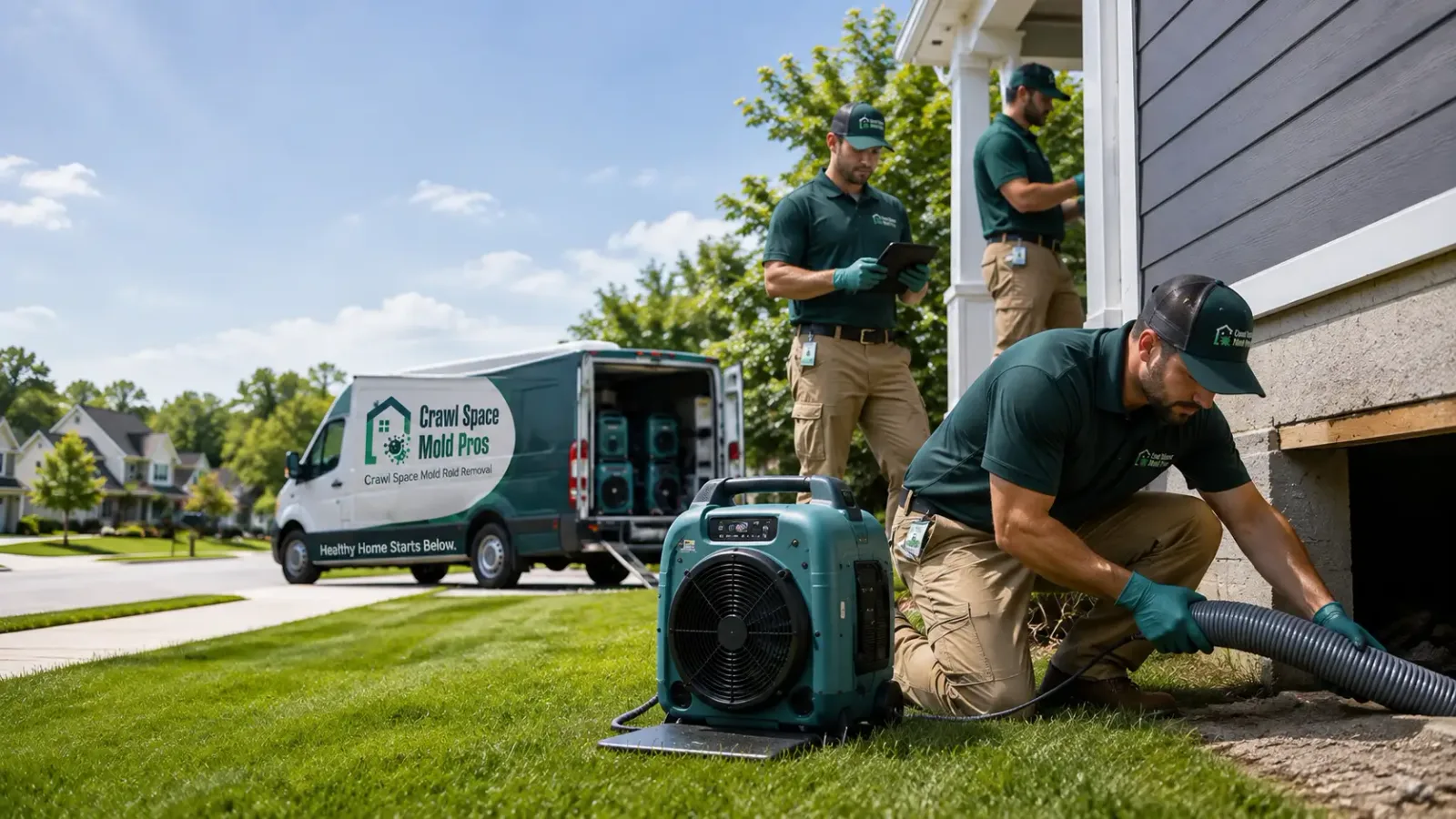 Crawl Space Mold Removal in Sesser, IL